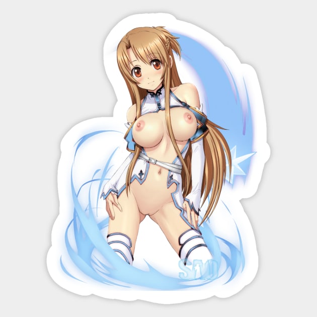 Asuna Yuuki Hentai Sticker by AnimeWorld